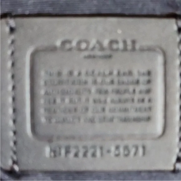 Coach Tan Backpack with Signature Monogram - Picture 3 of 12